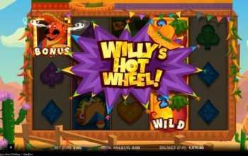 Willys Hot Chillies van Netent nu te spelen bij het online casino!